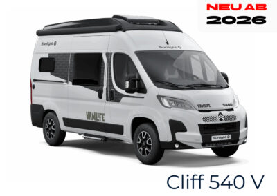 Sunlight Cliff 540 VANLIFE mit Aufstelldach