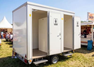 Kleiner WC-Anhänger (wintertauglich mit Rohrbegleitheizung)