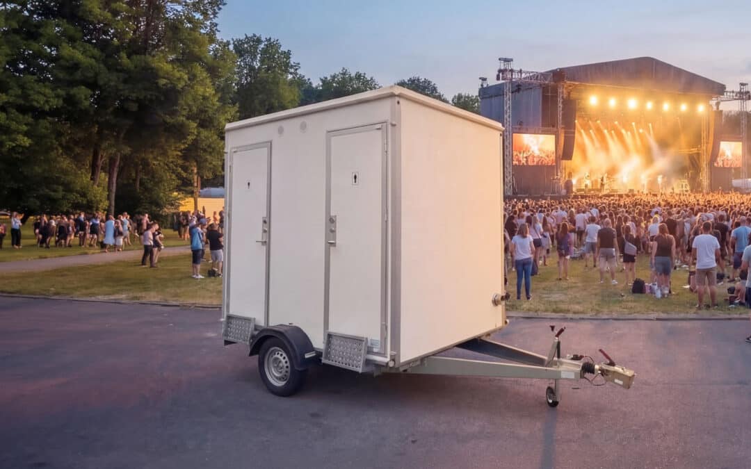 Kleiner moderner WC-Anhänger